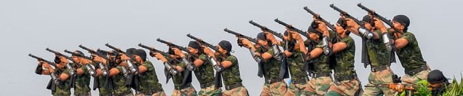 India’s Defense Budget Is SigniDefense spending, at 1.9% of GDP, is still less than the 2.5–3% that experts advise in order to counter the combined dangers posed by China and Pakistan. In contrast, China’s annual defense budget is about 1.6 times that of India.ficantly Affected by Labor Costs