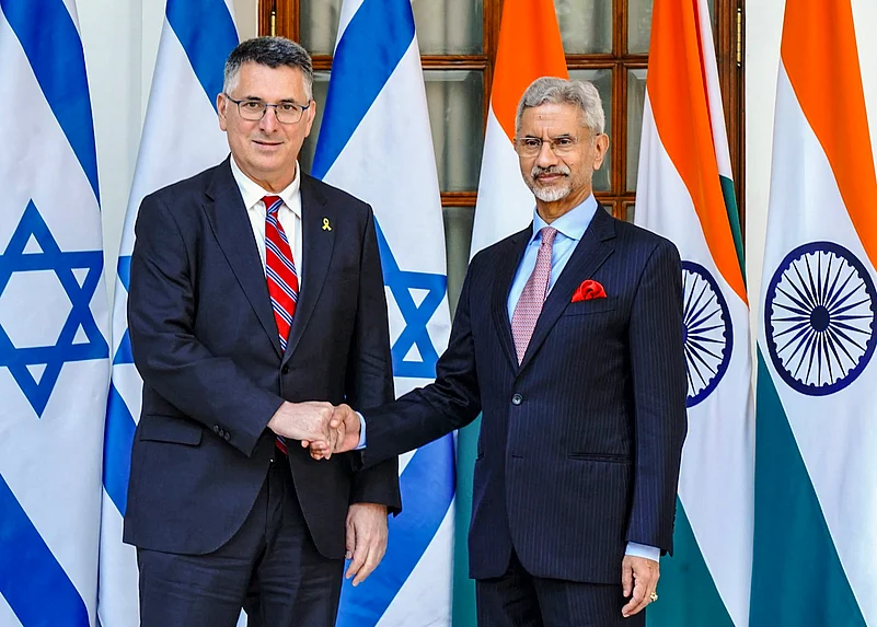 Israel’s Foreign Minister Gideon Saar will hold strategic talks with EAM Jaishankar in New Delhi.